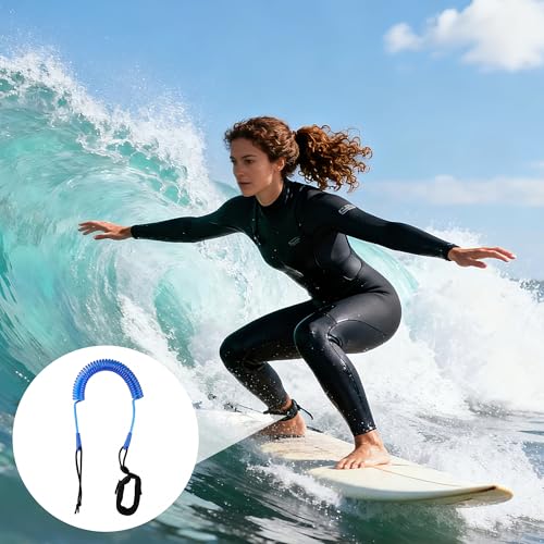 Surfboard Lanyard Surfboard Leash Paddle Board Foot Rope Safety Foot Water Ski Foot Rope Surf Leash for Surfboards