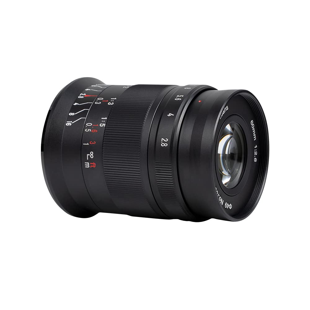 7artisans 60mm F2.8 Mark II Macro Manual Focus Camera Lens APS-C Mirrorless Camera Lens for Z Mount Z50(Nikon Z Mount)