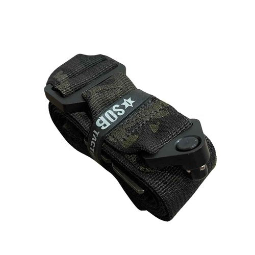 Sheriff of Baghdad B-Sling 1.5" MFQD | 2-Point B-Sling | All Metal Hardware Included| for Fast Transitions - Black Multicam