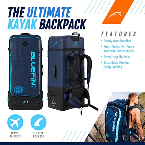 Premium Bluefin Ranger & Scout Inflatable Kayak - Inflatable 1 & 2 Person Kayak Accessories: Pump, Paddle Phone Case and B...
