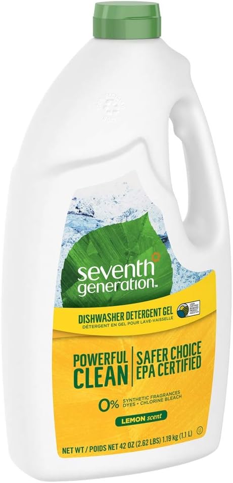 Seventh Generation Automatic Dishwashing Gel Lemon Scent -- 42 fl oz