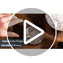 Home Hero Bartender Kit - 22-Piece Cocktail Shaker & Bar Tool Set - Wooden Stand Display & Bar Cart Accessories - Recipe B...