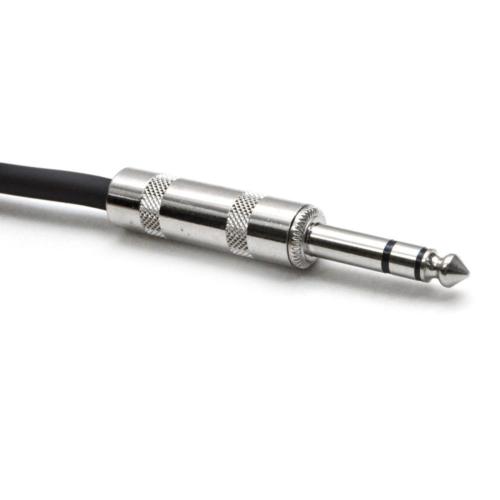 Seismic Audio - Satrx-25Blue6 - Pack Of Six (6) 25 Foot Blue 1/4 Trs Patch Cable - Balanced Cord - Effects