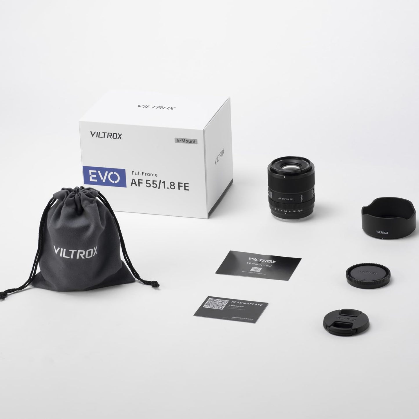 VILTROX AF 55mm F1.8 EVO E APO Full Frame Large Aperture Auto Focus Prime Cameras Lens for Sony E-Mount A7IV ZV-E1 A7CII A7RV FX3 A7SIII A7CR A7III A7C A1 A7RIV A9 A9II A7RIII ZV-E10