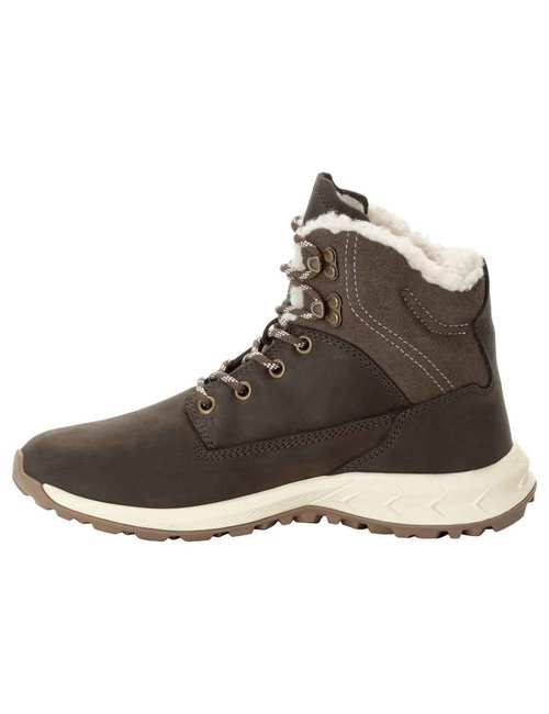 Jack Wolfskin Women's Queenstown City Texapore Mid W Hiking Shoe, Cold Coffee, 11