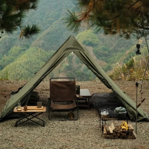Camping Hot Tent with Wood Stove Jack Winter Teepee Tent 4 Season Backpacking Tent for Survival Hunting Military Fishing