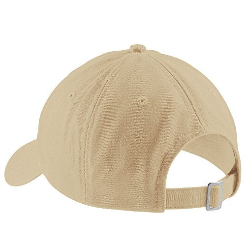 Trendy Apparel Shop Rugged Cross Embroidered Low Profile Cotton Cap Dad Hat