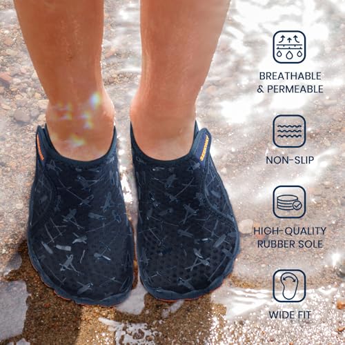 SEEKWAY Barefoot Water Shoes for Kids - Wide Toe Box and Quick-Dry Sand Shoes Toddler for Hiking Swim Beach Pool Kayak Spo...