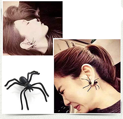 Spider Earrings for Women - Scary & Funny Halloween Decorations & Cosplay Party Supplies