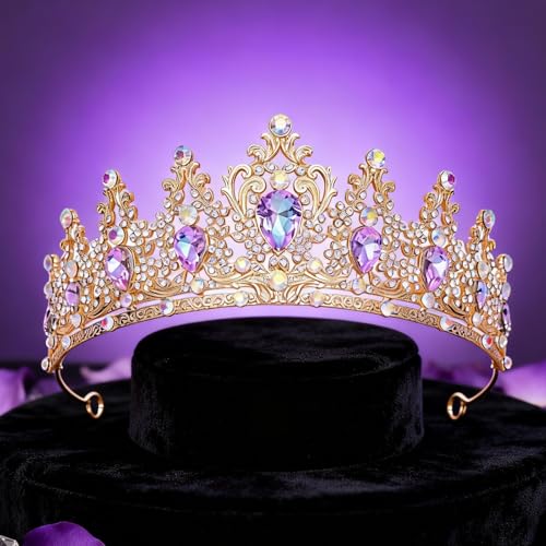JITINX Tiaras Crown for Women, Queen Crown, Bridal for Tiaras Headband Wedding, Birthday Party Prom Princess Crystal Crown...
