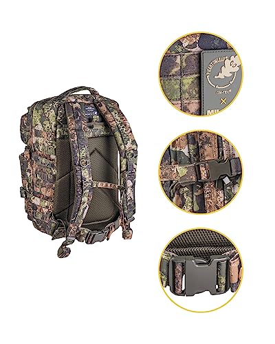 Mil-Tec Unisex Assault Pack - Rugged Durable Lightweight Ergonomic Versatile Tactical Outdoor Camping Hiking Backpack with...