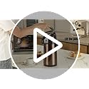 PARACITY Upgraded Airpot Coffee Carafe with Double Pump, Stainless Steel Drink Dispenser for Hot/Cold Beverage with Lazy S...