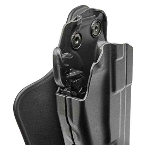 Safariland 578 7TS GLS Pro-Fit, Standard Frame, Compact Slide, Paddle & Belt Loop Holster, Plain Black, Right Hand