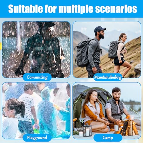 1PCS Portable Emergency Raincoat Ball,Windproof and Rainproof for Travel, Festivals,Theme Parks,Camping and Outdoor Use