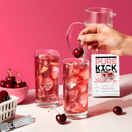 Pure Kick - Singles to Go Pack of 6 - Flavored Arctic Wave Cherry