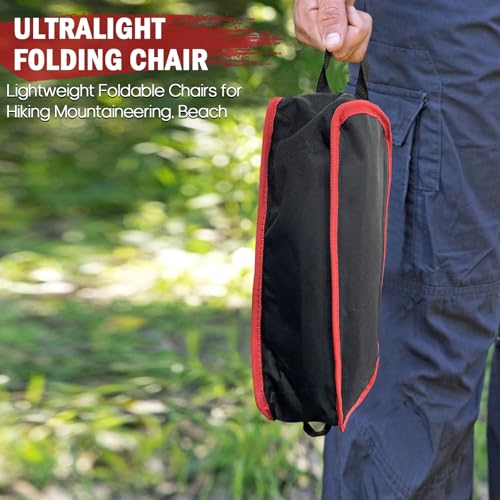 Thallike Ultralight Camping Chair, Portable Folding Backpacking Chair, Compact Camping Chair with Carry Bag for Outdoor Ca...