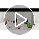 Artconal Small Gold Bird Statue, 2-Pack 3.5 inch Shiny Gold Accent Small Knick Knacks Gifts, for Home Office Shelf Desk Co...