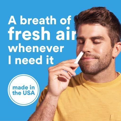 BoomBoom Nasal Stick | Vapor Flow Technology | Cool Refreshing Sensation | Natural Mood Boost | Simple Ingredients | Essential Oils + Menthol Inhaler (Mint, Wintermint, Tropical)