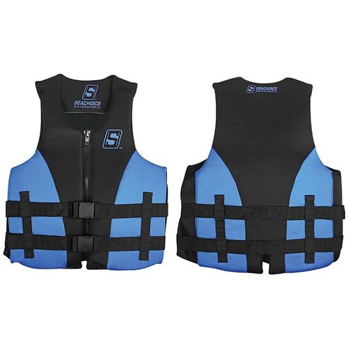 Seachoice Evoprene Multi-Sport Life Jacket - 3XL - Blue/Black, Fits Chest 50-56 in, USCG Level 70