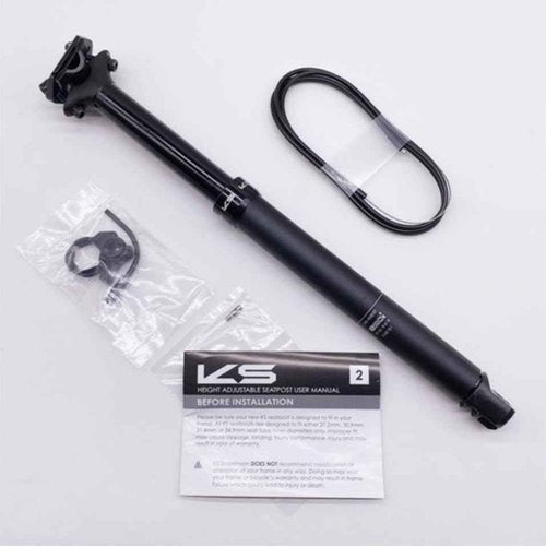 JGbike KS Kind Shock ExaForm 900i Remote Dropper Seatpost 30.9mm 150mm Travel - Inner Cable Routing