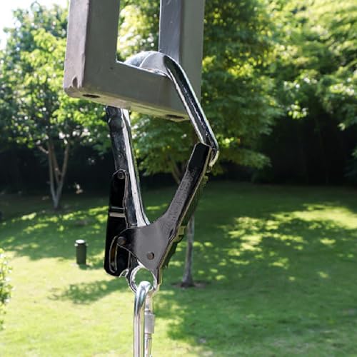 YERGOFE 25KN Climb Snap Clip Hooks - 1Pcs - Heavy Duty Snap Hook for Climbing