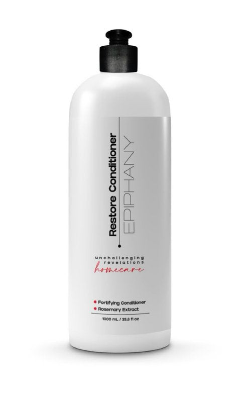 Epiphany Restore Conditioner – Natural Hair Strengthening & Hydrating Formula with Rosemary, Argan, Aloe & Açaí – Fights Breakage, Frizz & Dandruff – Color-Safe, Sulfate-Free