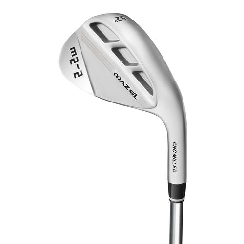 MAZEL M2-1/2 Series Forged Golf Wedge for Men Right Handed - Individual Golf Wedge 52 56 60 Degree,Milled Face for More Spin (M2-2,Silver 52 56 60 Set)