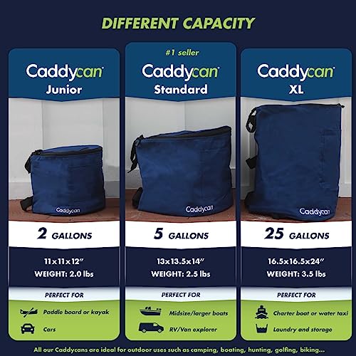 Caddycan Junior Portable Multi-Purpose Weather Resistant Utility Boating and Camping Storage Bag, Camouflage