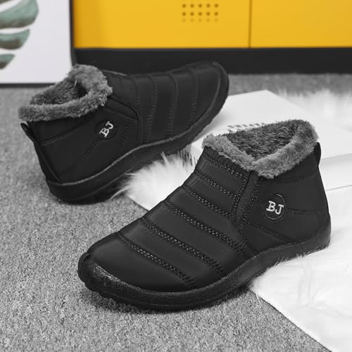 Womens Snow Boots Winter Shoes Warm Ankle Booties Outdoor Slip On Waterproof Comfortable Boots for Women
