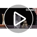 Gbuxska Glass Cocktail Shaker Set - Glass Shaker for Drinks, Shaker Set for Bars, Whiskey, Cocktails (Gold, 13 oz)