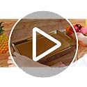 Baderke 1 Set 16" x 9.45" Chilled Serving Tray for Parties with Compartments and Lid Charcuterie Serving Board Ice Rectang...
