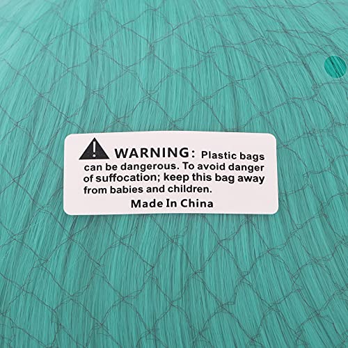 MapofBeauty 24 Inch/60cm Charming Synthetic Fiber Long Wavy Hair Wig Women's Party Full Wig (Dark Teal Green)