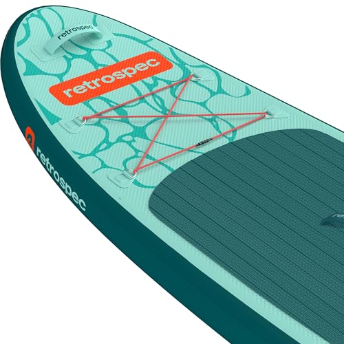 Retrospec Weekender-Nano 8'6" Kids Paddle Board Inflatable - Youth SUP with Adjustable Paddle, Pump & Backpack - Stable De...