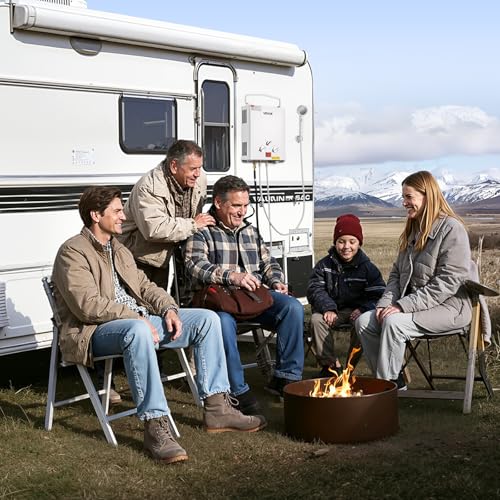 VEVOR Portable Propane Water Heater, 5L Tankless Outdoor Water Heater, 34000 BTU 1.32 GPM Instant Hot Water, with Accessor...