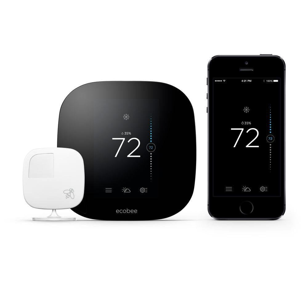 ecobee Inc. EB-STATe3-02 Smart WiFi Thermostat with Room Sensor