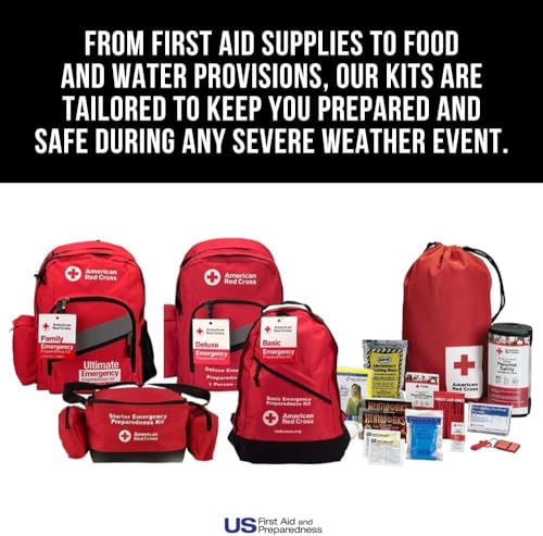 American Red Cross Officially Licensed Product, Personal First Aid Kit, 43 Piece Emergency Medical Supplies to Clean and T...