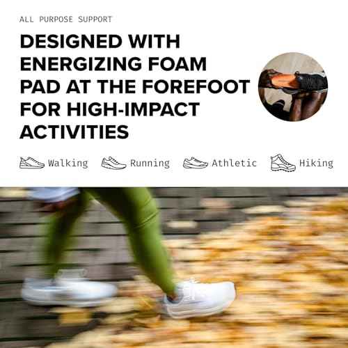 Superfeet All-Purpose High Impact Support Insoles (Orange) - Trim-To-Fit Orthotic Arch Support Shoe Inserts - Professional Grade