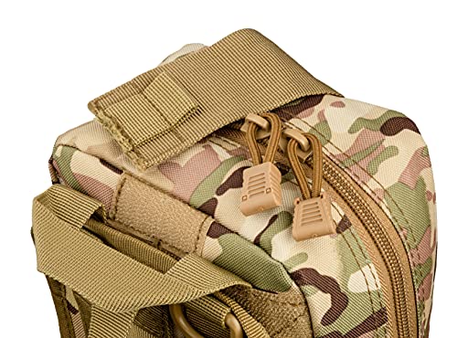 Scherber Premium IFAK Kit Trauma Pack Fully Stocked MOLLE Pouch w/CAT Tourniquet, HyFin Vent Chest Seal, & Israeli Bandage...