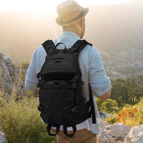 ROYAL MOUNTAIN 25L Small Tactical Backpack For Men, Military Waterproof Backpack With Multiple Pockets, 3-Day Bug Out Bag ...