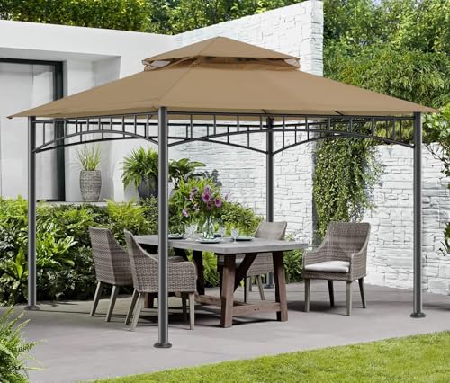 ABCCANOPY Replacement Top for L-GZ136PST Brown