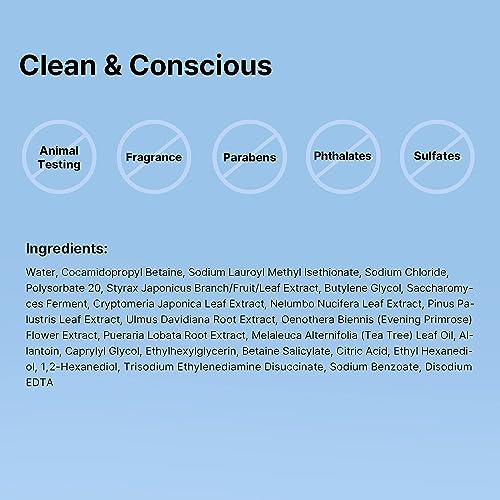 COSRX Low pH Good Morning Gel Cleanser, Amazon Exclusive, Daily Mild Face Cleanser for Sensitive Skin with BHA & Tea Tree Oil, PH Balancing, Korean Skin Care (13.52fl.oz/400ml)