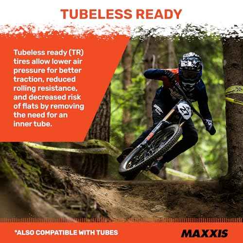 Maxxis Minion DHF - 27.5x2.60 - Mountain Bike Tire, Dual Compound with EXO Puncture Protection, Tubeless Ready, E25, 66-584