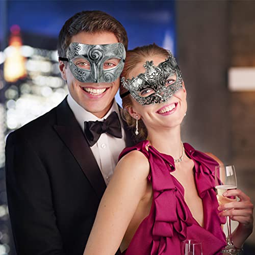 Lusy DM 40 Pieces Masquerade Mask Vintage Antique Mask Venetian Party Masks for Men Women Cosplay Carnival Halloween
