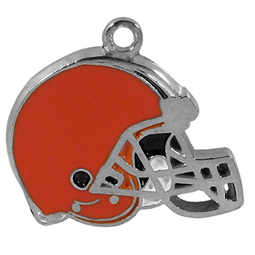 NFL Siskiyou Sports Womens Cleveland Browns Crystal Dangle Earrings One Size Team Color,white
