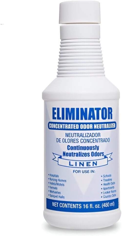 Eliminator Air Freshener and Odor Neutralizer: Industrial-Strength Odor Elimination with Advanced Molecular Technology for 24-Hour Freshness - Transform Your Space Instantly (Linen)