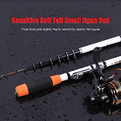 ROMLN Fishing Rod 1.8M-3.0M Feeder Fishing Pole Casting Spinning Fishing Reel and Rod Set Carbon Fiber Casting Lure Rod Ca...