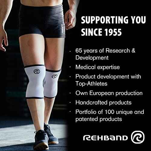 Rehband X-Stable Back Support, Neoprene back compression support 5mm, strong support for fitness and daily life, stabilizes lower back, Colour:Black, Size:Medium