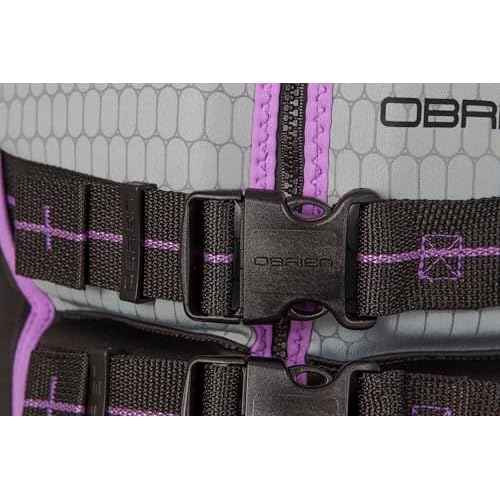 O'Brien Jr Neoprene Life Jacket USCG Approved, (28-32" Chest & Over 90 lbs) for Lake, River, PWC, Wakeboard