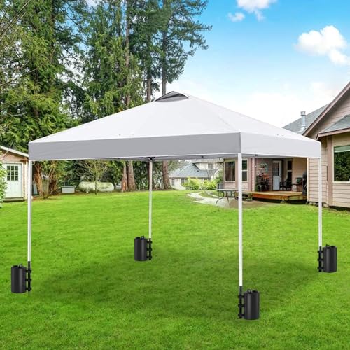 Canopy Water Weights Bag, 88 lb Tent 4 Leg Weights Bag, Portable 10L Water Bag Windproof Fixed Canopy Weights Bag, for Out...