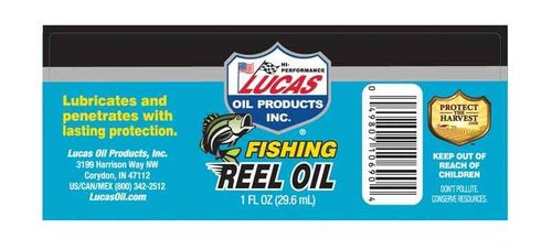 Lucas Oil 10690 Fishing Reel Oil - 1 Ounce (Pack of 20)
